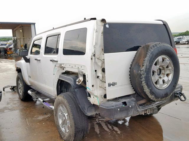 5GTDN136468154058 - 2006 HUMMER H3 WHITE photo 3