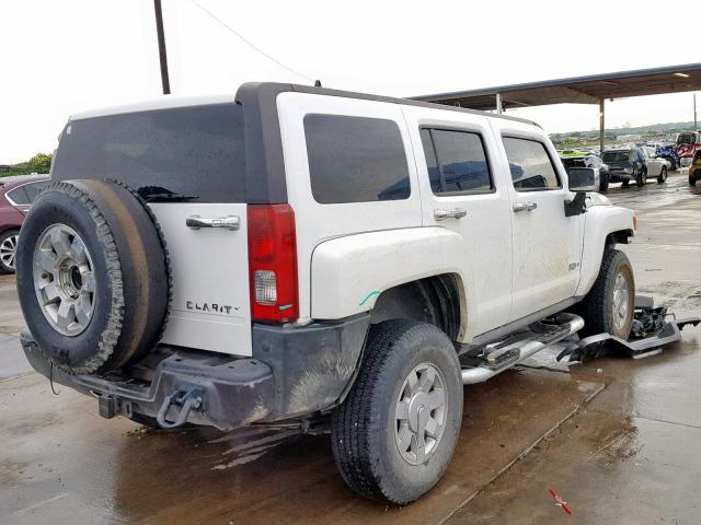 5GTDN136468154058 - 2006 HUMMER H3 WHITE photo 4