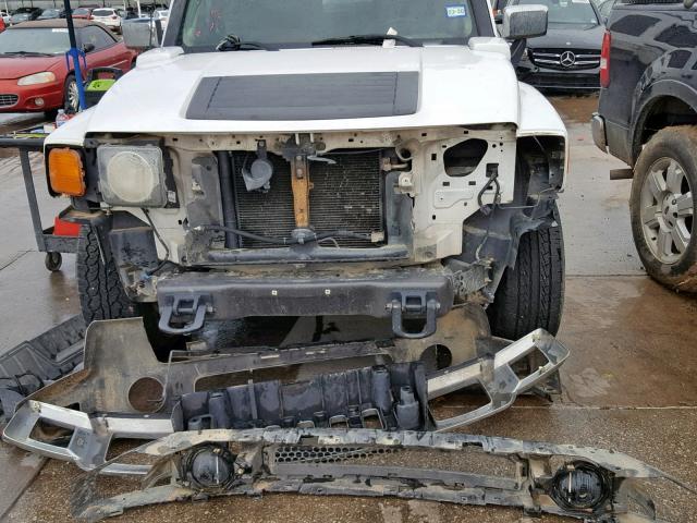 5GTDN136468154058 - 2006 HUMMER H3 WHITE photo 9