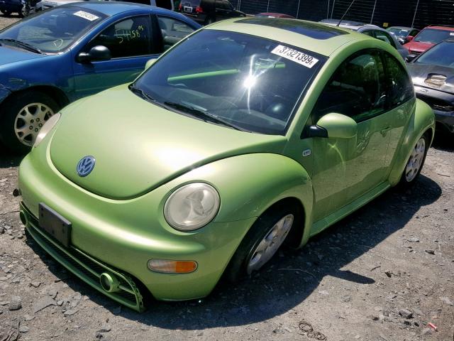 3VWCK21CX3M400545 - 2003 VOLKSWAGEN NEW BEETLE Yaşıl foto 2