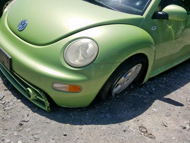 3VWCK21CX3M400545 - 2003 VOLKSWAGEN NEW BEETLE Yaşıl foto 9