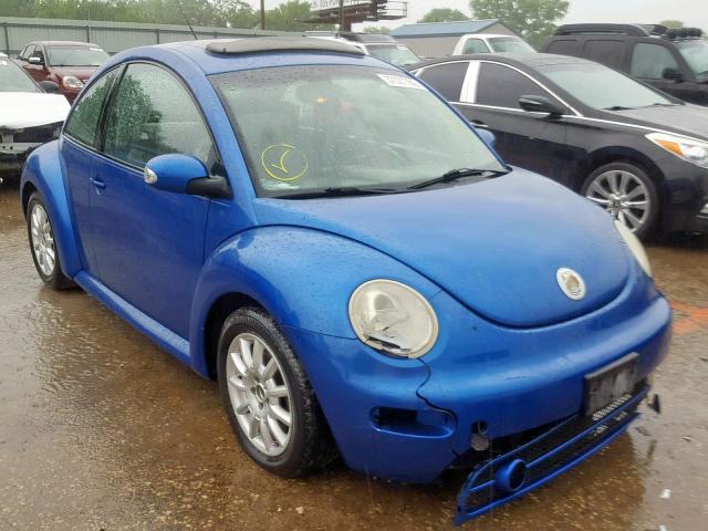 3VWCR31C74M423865 - 2004 VOLKSWAGEN NEW BEETLE Mavi foto 1