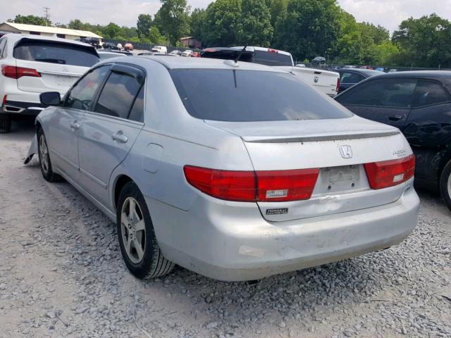 JHMCN36475C012760 - 2005 HONDA ACCORD HYB SILVER photo 3