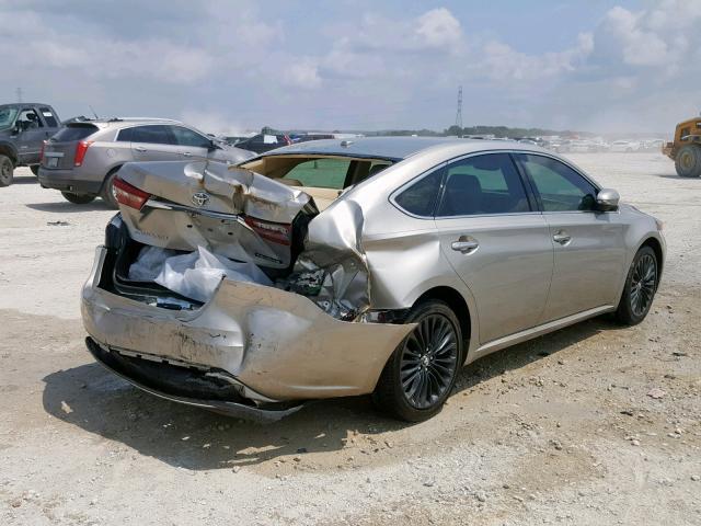 4T1BK1EB4GU200848 - 2016 TOYOTA AVALON XLE GOLD photo 4
