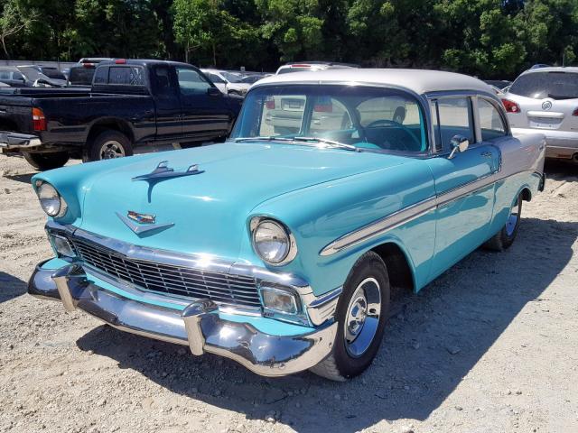 VC56N002507 - 1956 CHEVROLET BEL AIR TWO TONE photo 2