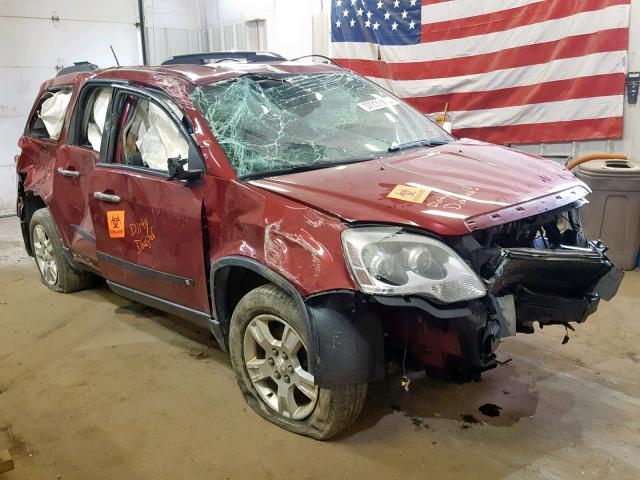 1GKEV13D69J119596 - 2009 GMC ACADIA SLE RED photo 1