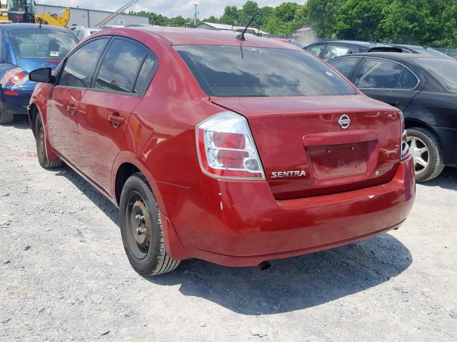 3N1AB61E47L637744 - 2007 NISSAN SENTRA 2.0 RED photo 3