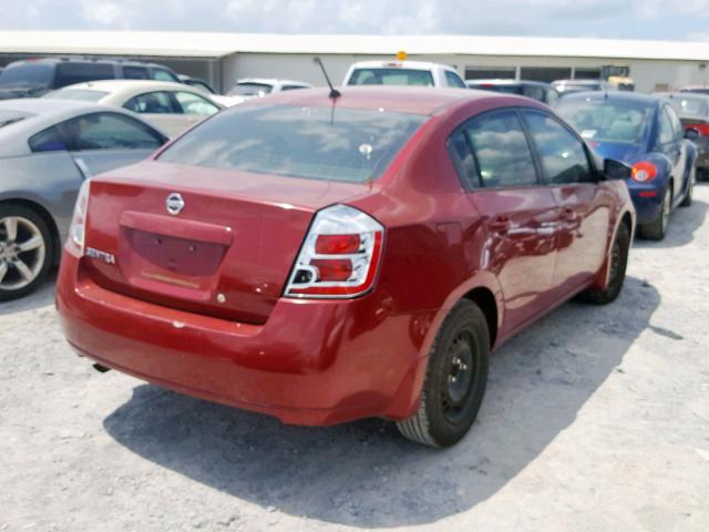 3N1AB61E47L637744 - 2007 NISSAN SENTRA 2.0 RED photo 4