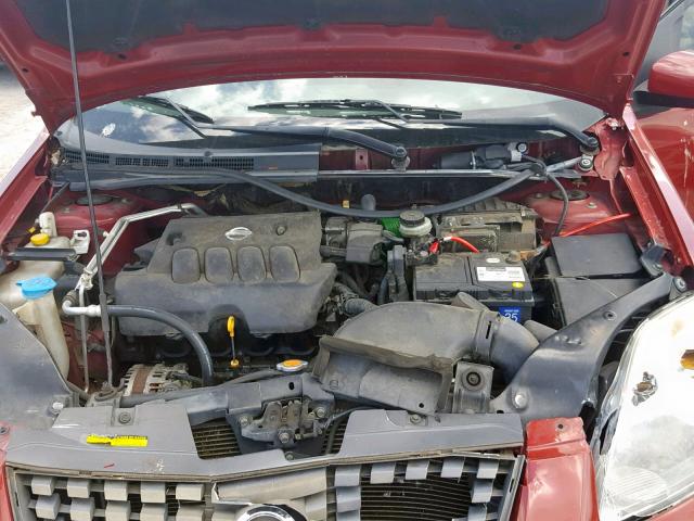 3N1AB61E47L637744 - 2007 NISSAN SENTRA 2.0 RED photo 7