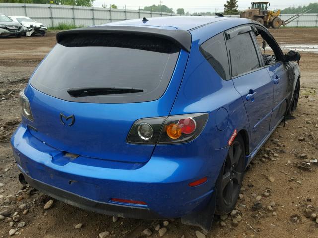 JM1BK143X51317511 - 2005 MAZDA 3 HATCHBAC BLUE photo 4