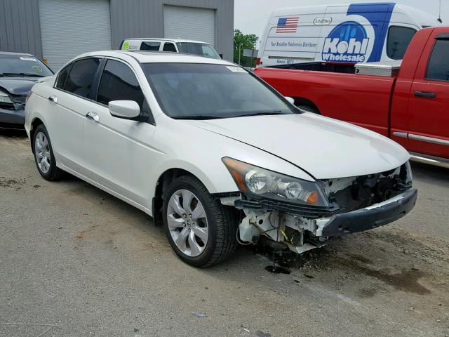 1HGCP36848A040645 - 2008 HONDA ACCORD EXL WHITE photo 1