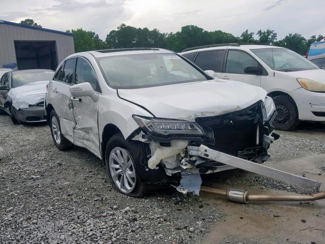 5J8TB3H55HL007546 - 2017 ACURA RDX TECHNO WHITE photo 1