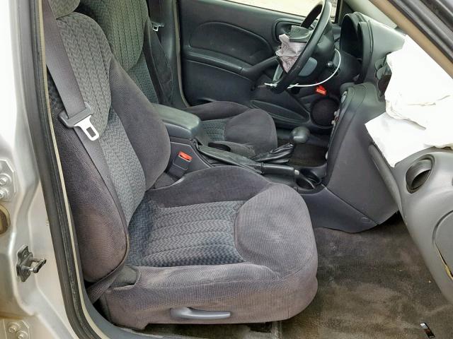 1G2NE52F72C280480 - 2002 PONTIAC GRAND AM S SILVER photo 5