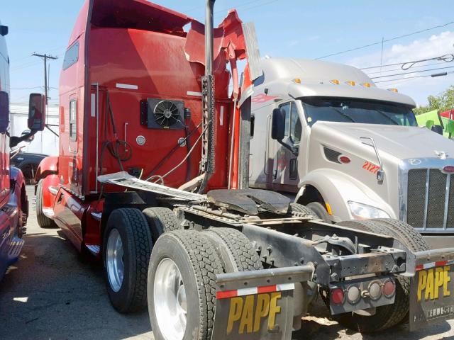 1XKADP9X6DJ367488 - 2013 KENWORTH CONSTRUCTI RED photo 3