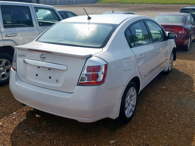 3N1AB6APXCL691254 - 2012 NISSAN SENTRA 2.0 WHITE photo 4