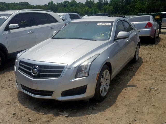 1G6AA5RA3D0150669 - 2013 CADILLAC ATS SILVER photo 2