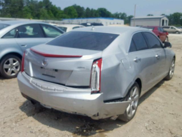 1G6AA5RA3D0150669 - 2013 CADILLAC ATS SILVER photo 4