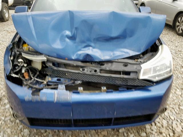 1FAHP36N49W162958 - 2009 FORD FOCUS SES BLUE photo 7