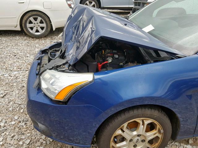 1FAHP36N49W162958 - 2009 FORD FOCUS SES BLUE photo 9