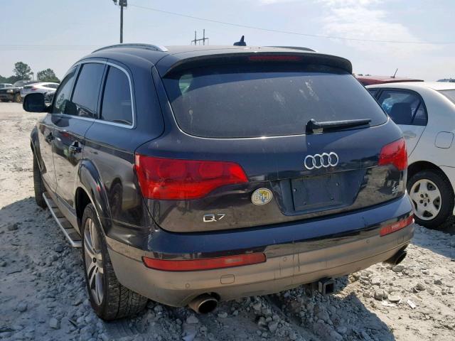 WA1AV74L87D010985 - 2007 AUDI Q7 4.2 QUA BROWN photo 3