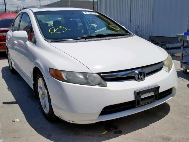 1HGFA16978L069718 - 2008 HONDA CIVIC EXL WHITE photo 1