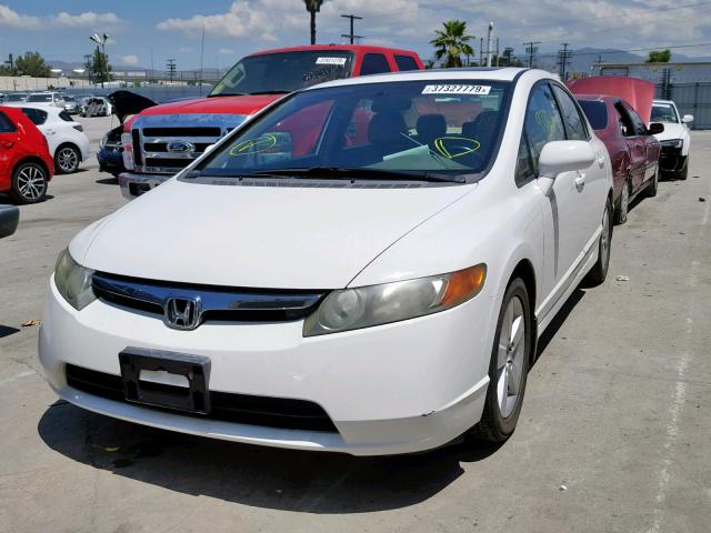 1HGFA16978L069718 - 2008 HONDA CIVIC EXL WHITE photo 2