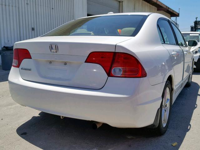 1HGFA16978L069718 - 2008 HONDA CIVIC EXL WHITE photo 4