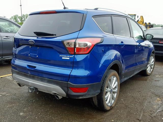 1FMCU0J93HUB91475 - 2017 FORD ESCAPE TIT BLUE photo 4