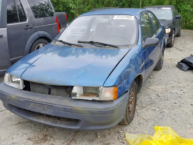 JT2EL46B8N0253838 - 1992 TOYOTA TERCEL STD BLUE photo 2