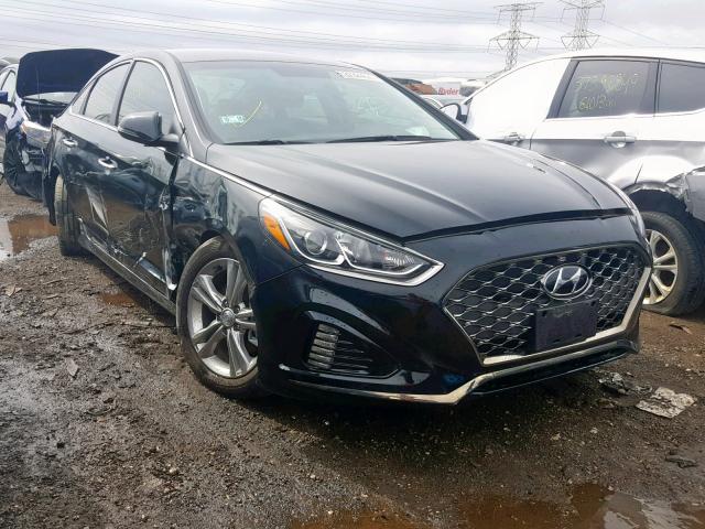 5NPE34AF9JH720554 - 2018 HYUNDAI SONATA SPO BLACK photo 1