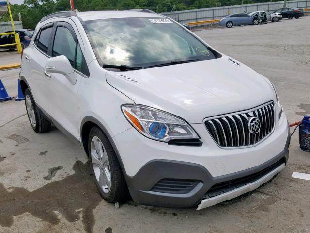 KL4CJASB4GB750024 - 2016 BUICK ENCORE WHITE photo 1