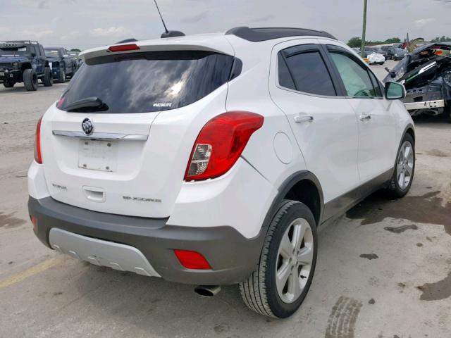 KL4CJASB4GB750024 - 2016 BUICK ENCORE WHITE photo 4