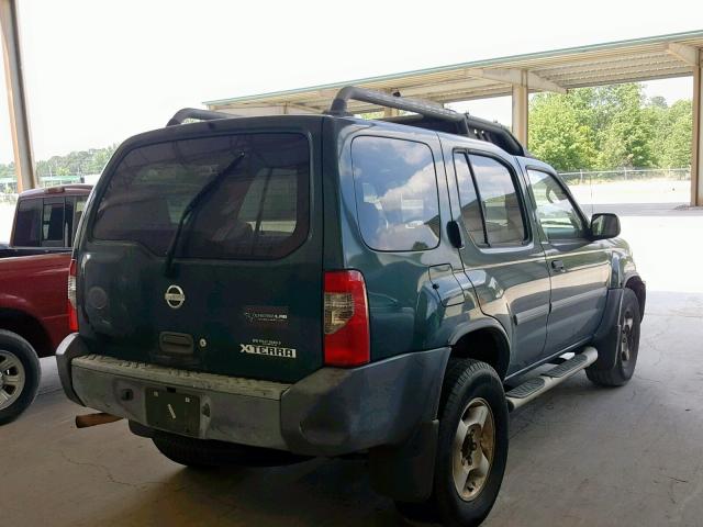 5N1ED28T12C551636 - 2002 NISSAN XTERRA XE GREEN photo 4