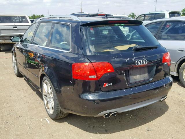 WAUUL78E58A162954 - 2008 AUDI S4 AVANT Q BLACK photo 3