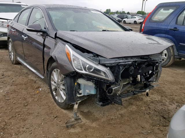 5NPE34AFXFH122836 - 2015 HYUNDAI SONATA SPO BROWN photo 1