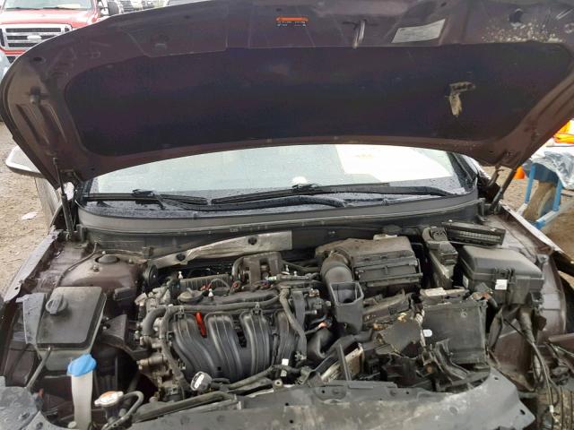 5NPE34AFXFH122836 - 2015 HYUNDAI SONATA SPO BROWN photo 7