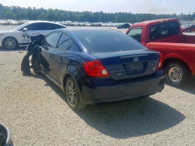 JTKDE177060109961 - 2006 TOYOTA SCION TC BLUE photo 3