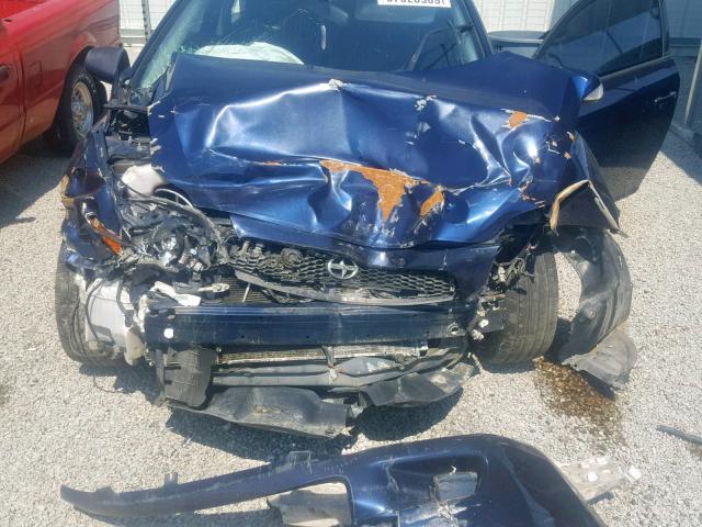 JTKDE177060109961 - 2006 TOYOTA SCION TC BLUE photo 7