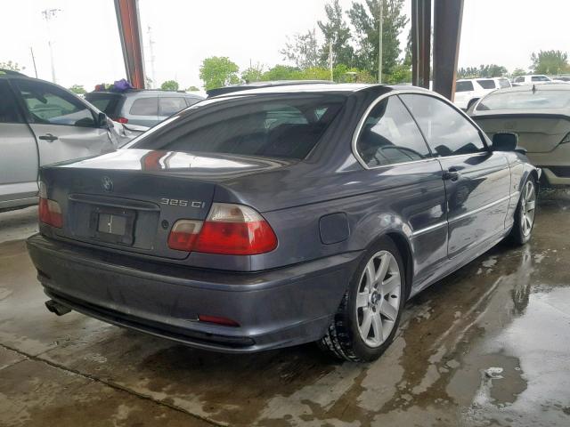 WBABN73493PJ15254 - 2003 BMW 325 CI CHARCOAL photo 4