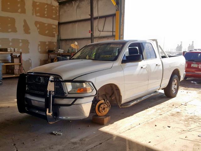 1C6RD6GP4CS225331 - 2012 DODGE RAM 1500 S WHITE photo 2