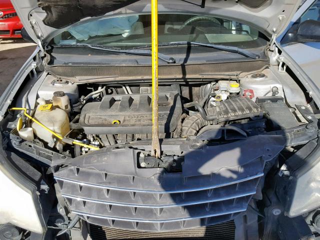 1C3CC4FB8AN188005 - 2010 CHRYSLER SEBRING TO SILVER photo 7