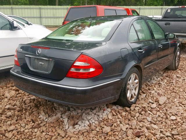 WDBUF65J64A423345 - 2004 MERCEDES-BENZ E 320 GRAY photo 4