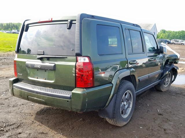 1J8HG48K97C668683 - 2007 JEEP COMMANDER 绿色 照片 4