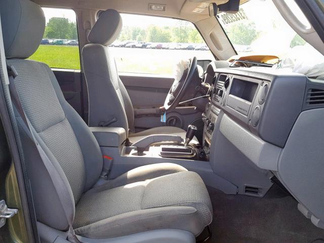 1J8HG48K97C668683 - 2007 JEEP COMMANDER 绿色 照片 5