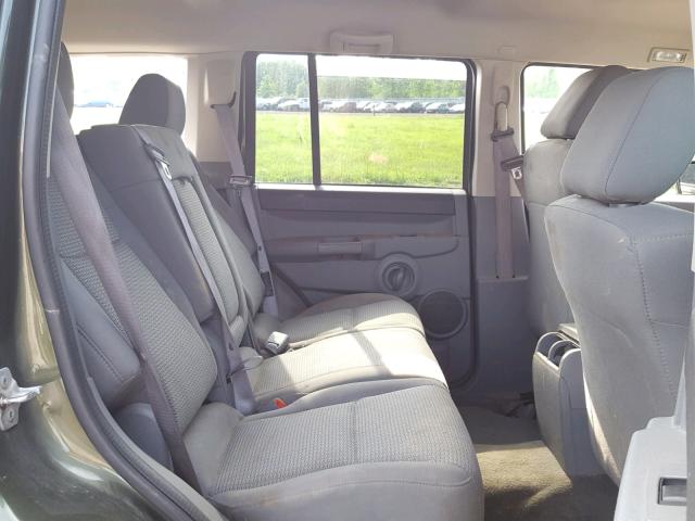1J8HG48K97C668683 - 2007 JEEP COMMANDER 绿色 照片 6