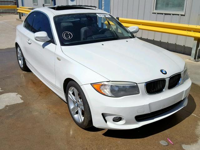 WBAUP9C58DVS94410 - 2013 BMW 128 I WHITE photo 1