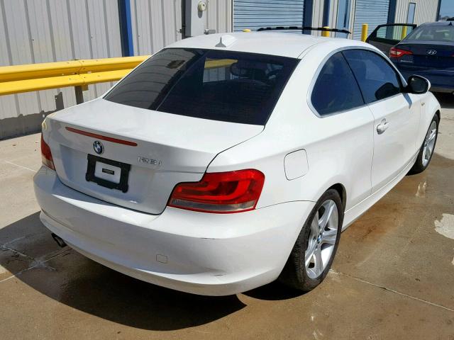 WBAUP9C58DVS94410 - 2013 BMW 128 I WHITE photo 4