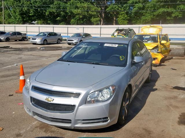 1G1ZC5EU7BF353819 - 2011 CHEVROLET MALIBU 1LT 银色 照片 2