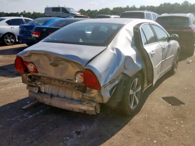 1G1ZC5EU7BF353819 - 2011 CHEVROLET MALIBU 1LT 银色 照片 4