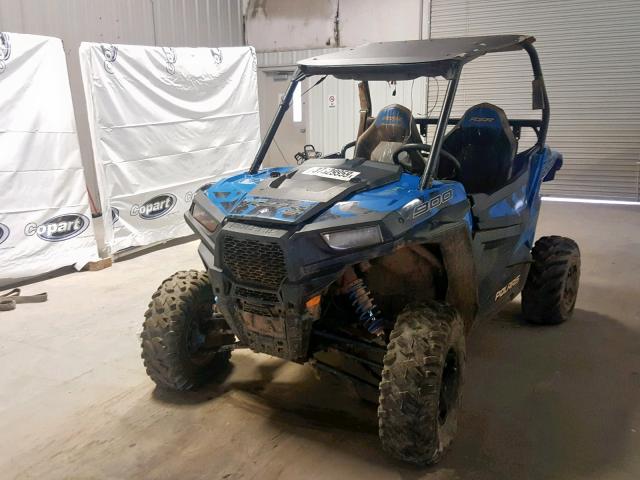 4XAVBE879HB679255 - 2017 POLARIS RZR S 900 BLUE photo 2